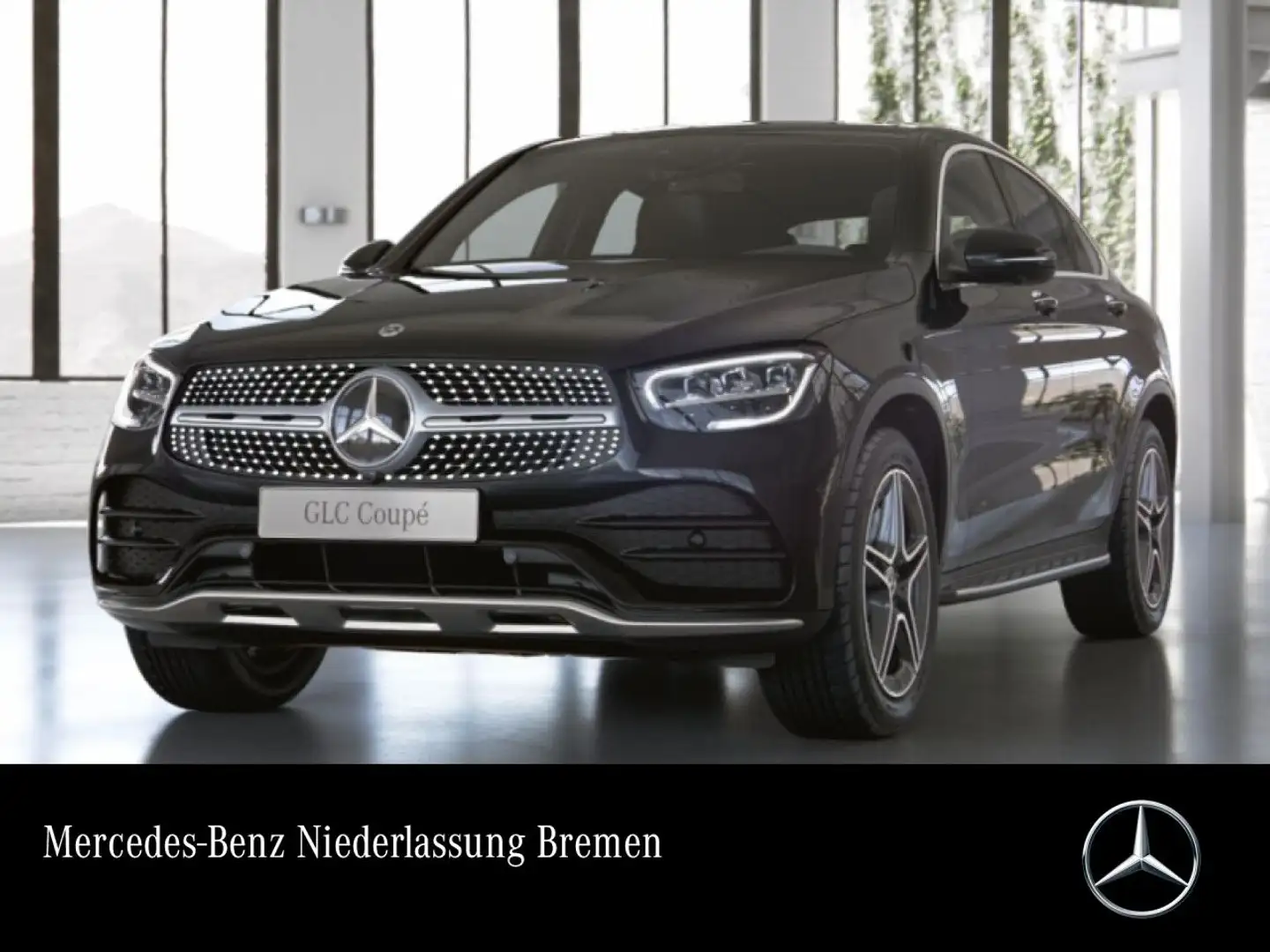 Mercedes-Benz GLC 220 d Coupé 4M AMG+360+LED+FAHRASS+KEYLESS+9G Schwarz - 1