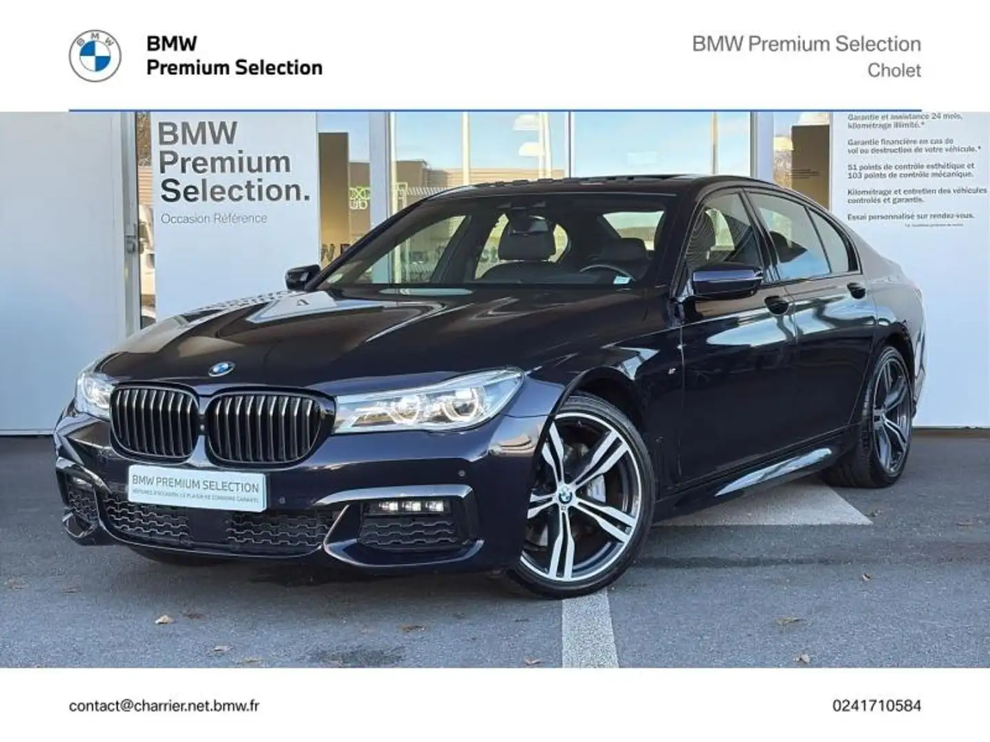 BMW 730 730dA xDrive 265ch M Sport Noir - 1