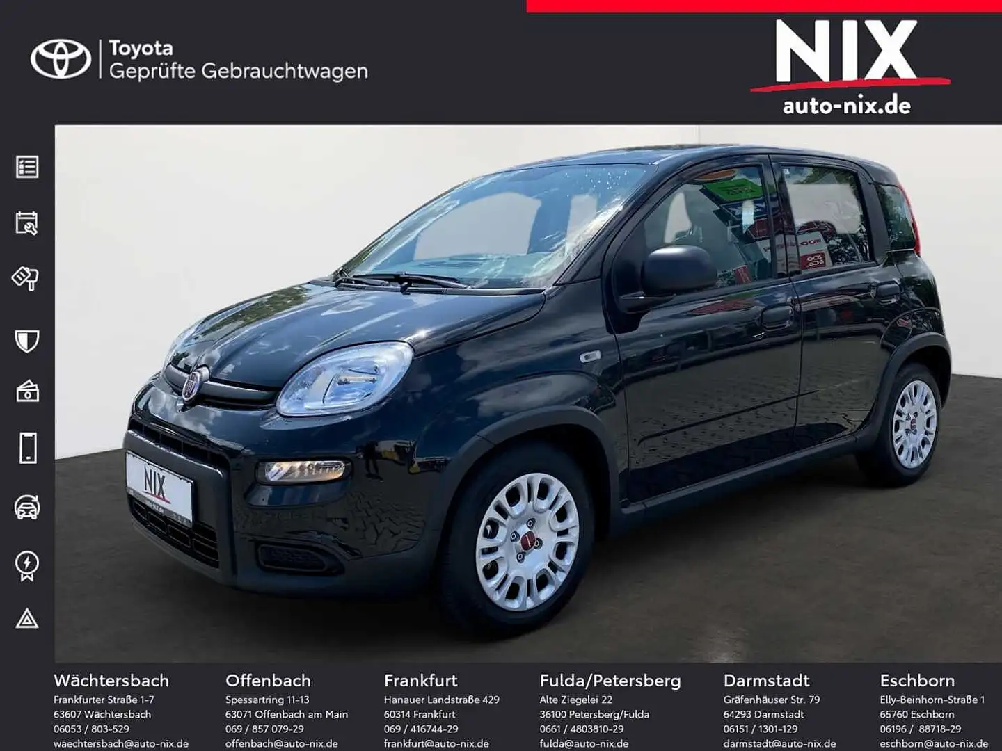 Fiat Panda 1.0 Mild Hybrid Schwarz - 1