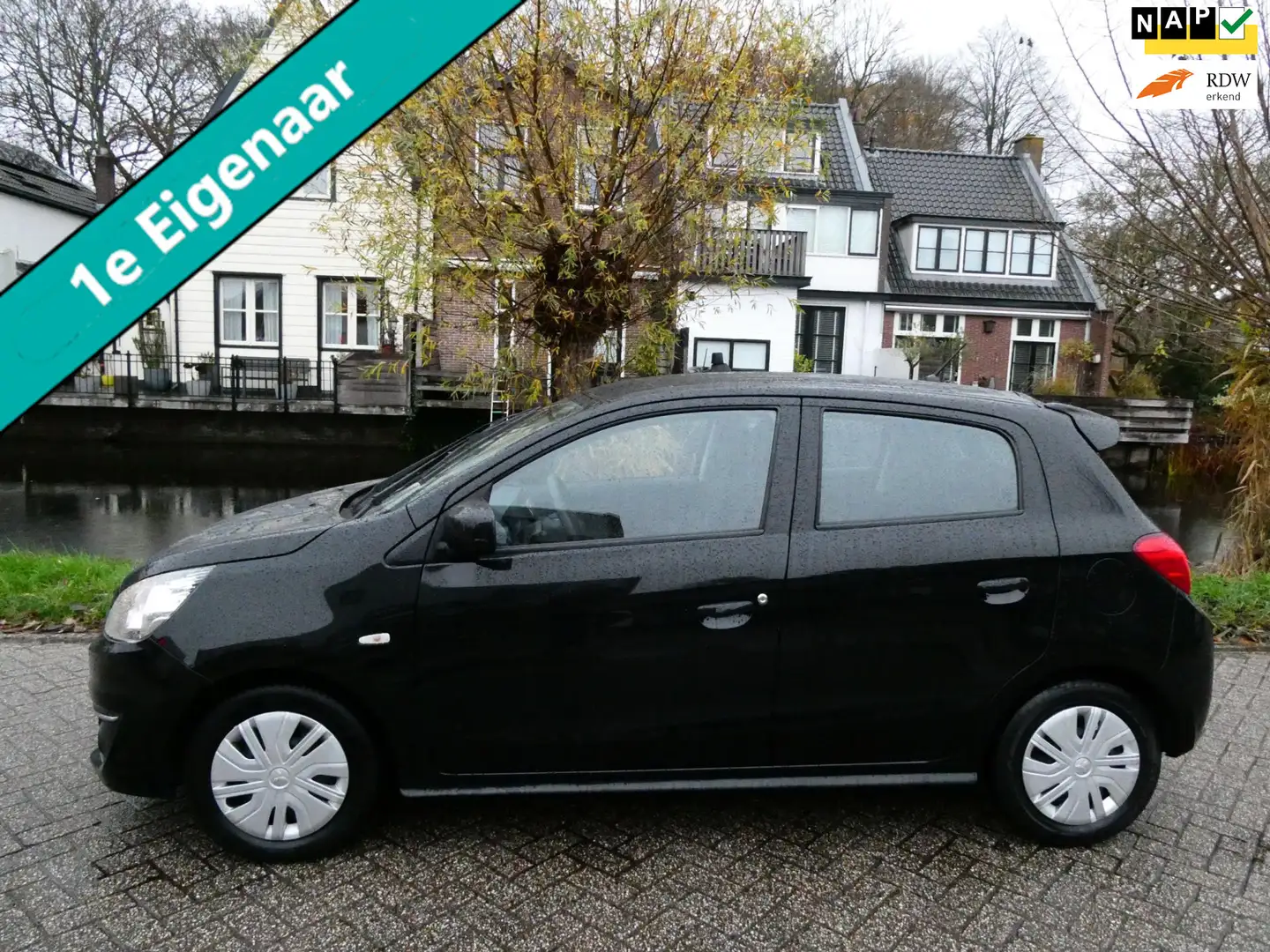 Mitsubishi Space Star 1.0 Cool+ Automaat Airco 1e eigenaar Zuinig Noir - 1