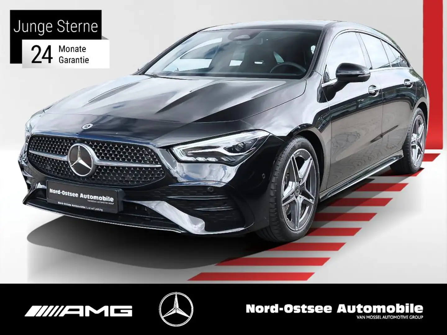 Mercedes-Benz CLA 200 SB AMG ADV.+ PANO KEYLESS LED KAMERA Noir - 1