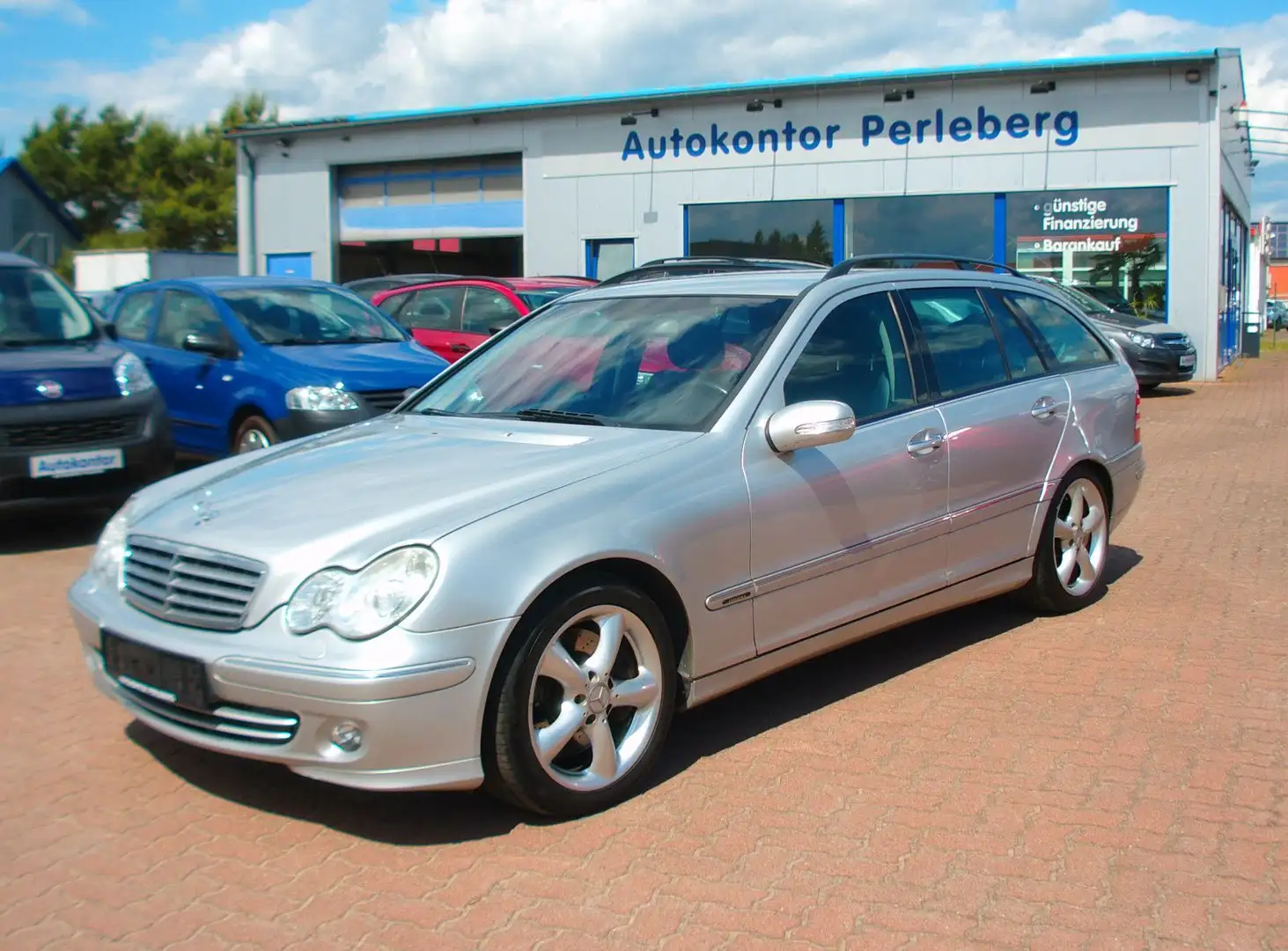 Mercedes-Benz C 230 C -Klasse T-Modell Kompressor.Vollleder Stříbrná - 1