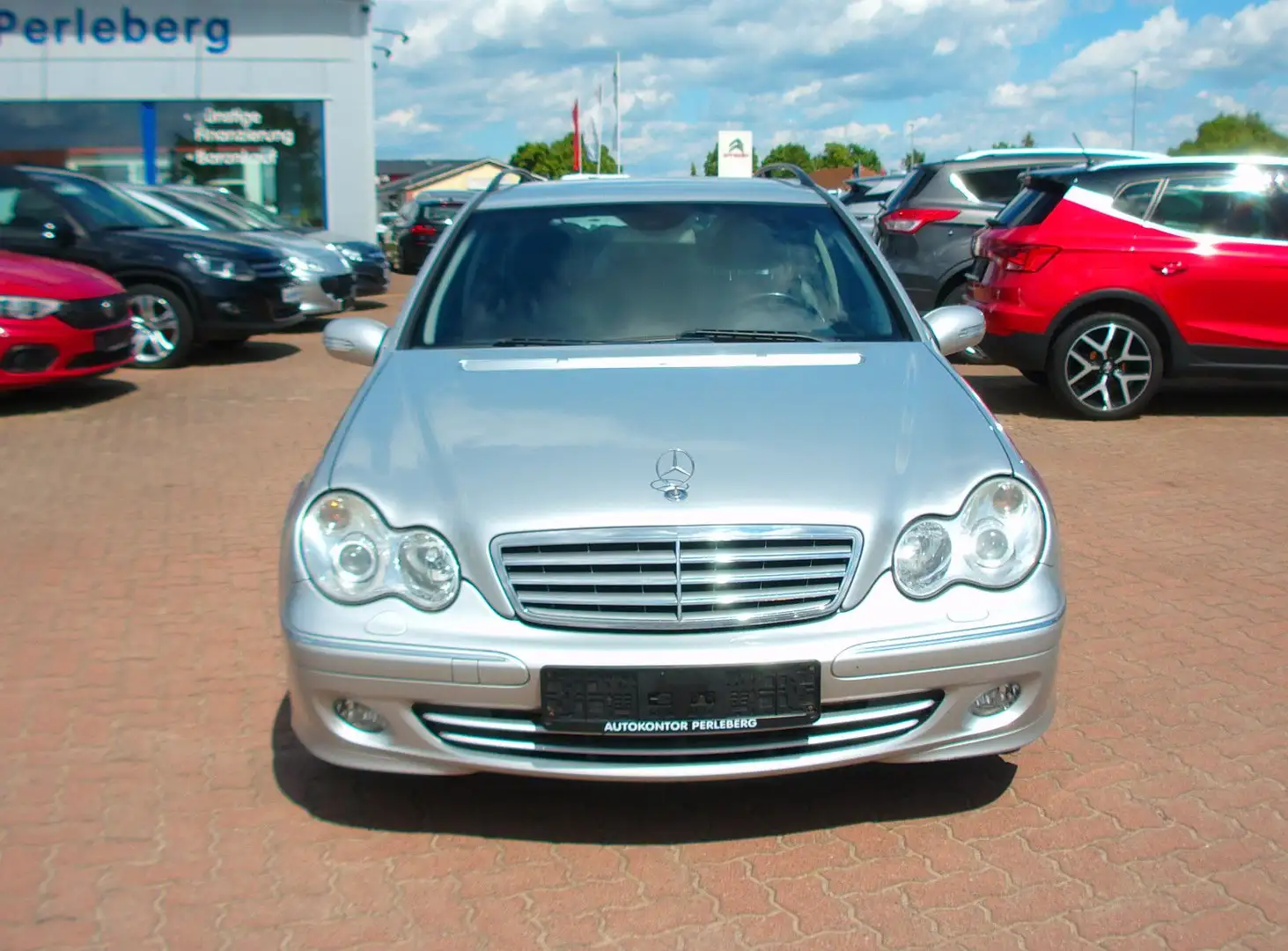 Mercedes-Benz C 230 C -Klasse T-Modell Kompressor.Vollleder Stříbrná - 2