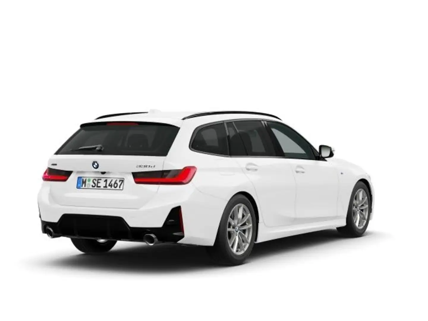 BMW 330 d xDrive Touring M-Sport *LED*ACC*HIFI*PDC*SH Weiß - 2