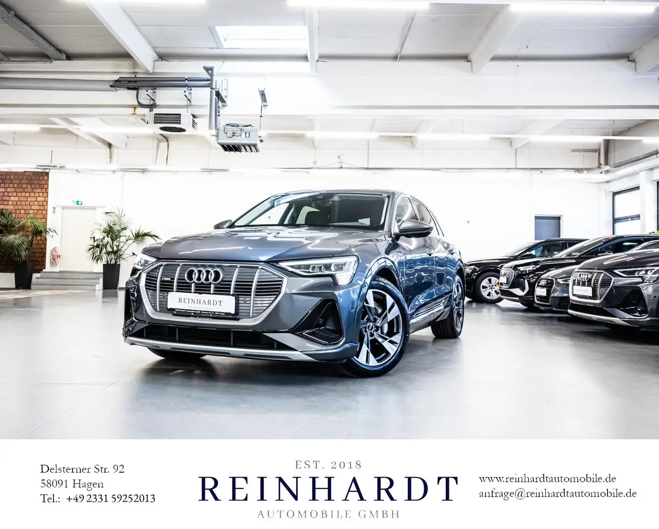 Audi e-tron 55 Q 2x S LINE ACC/PANO/MTRX/KEYLESS/KAM. Grey - 1