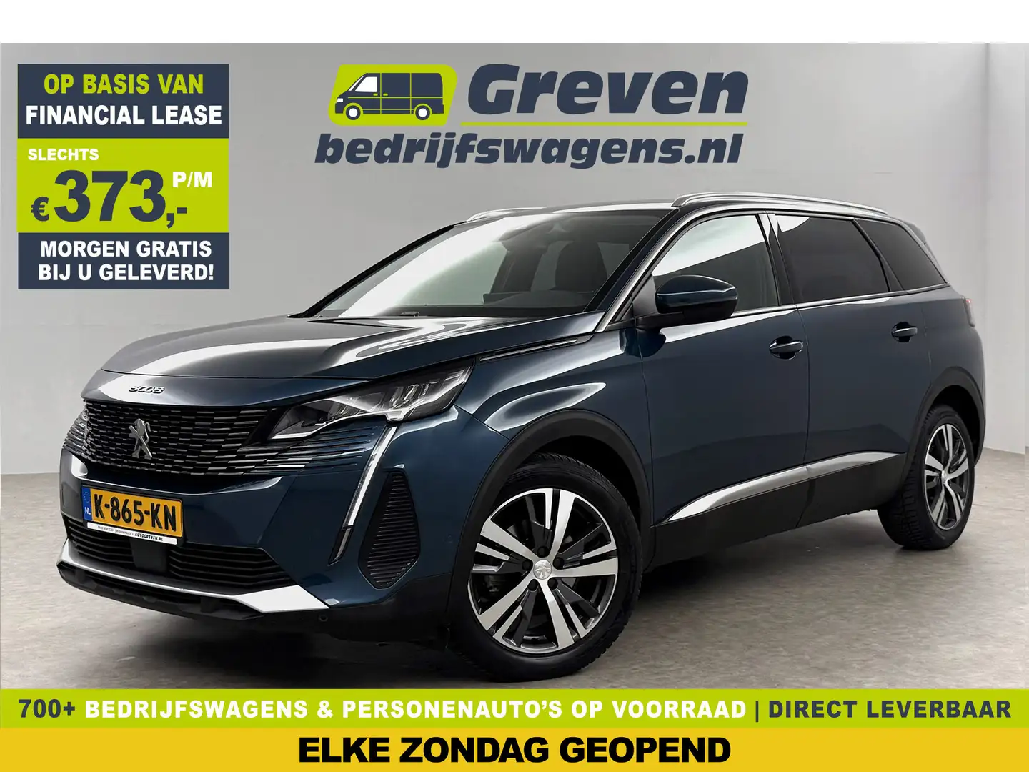 Peugeot 5008 1.2 PureTech Allure Pack 7p 360Camera LED Trekhaak Bleu - 1