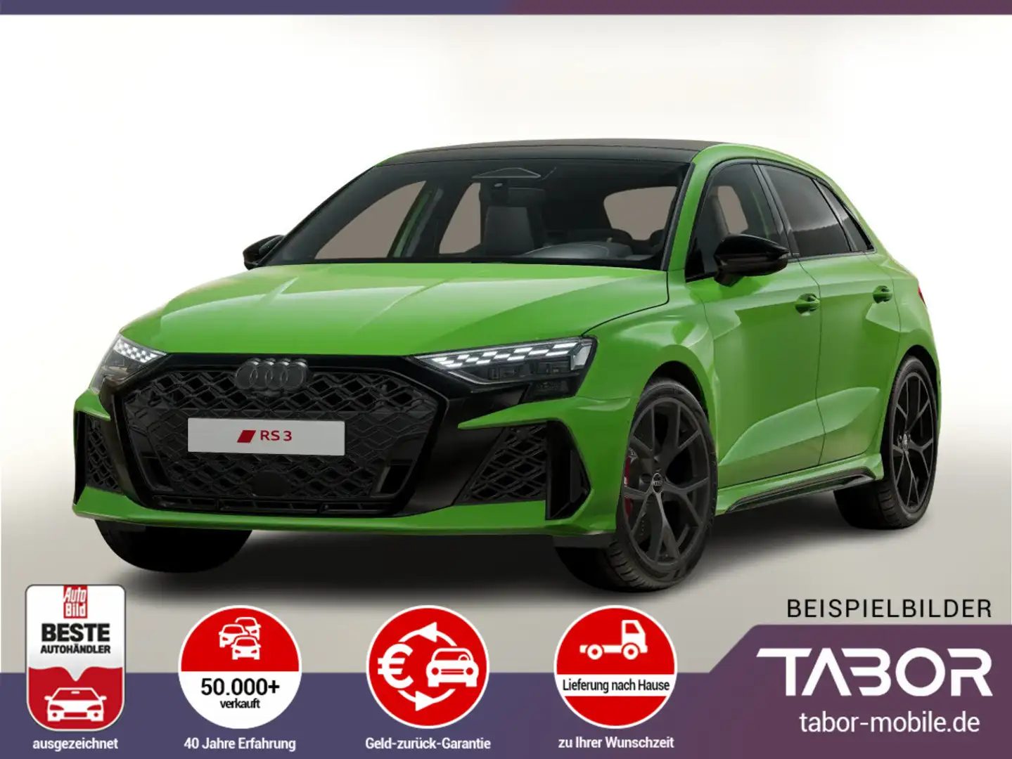Audi RS3 TFSI Sportback Pano Leder Matrix Nav KlimaP Verde - 1