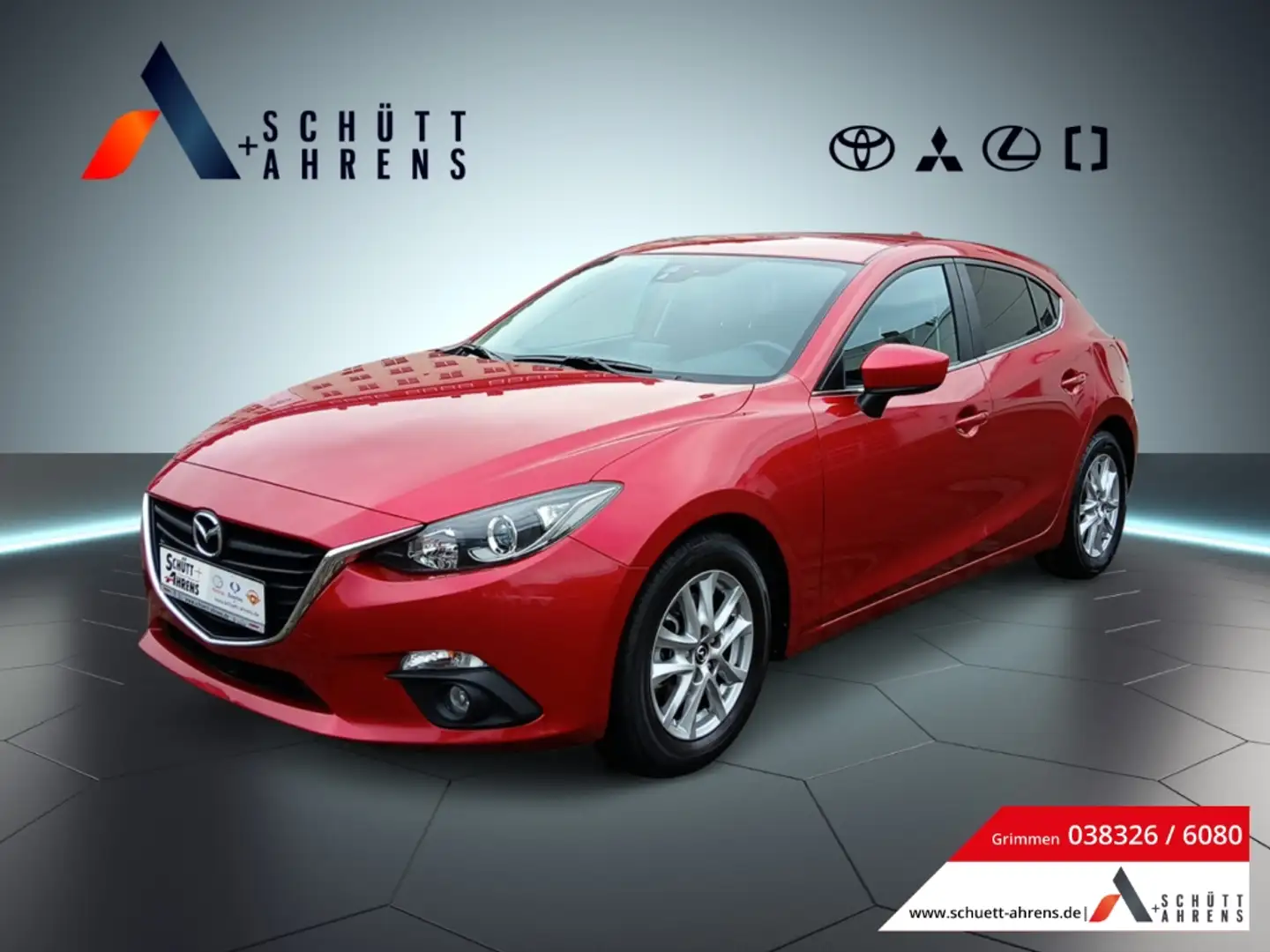 Mazda 3 Center-Line 2.0 SKYACTIV-G 120 2-Zonen-Klimaautoma Red - 1