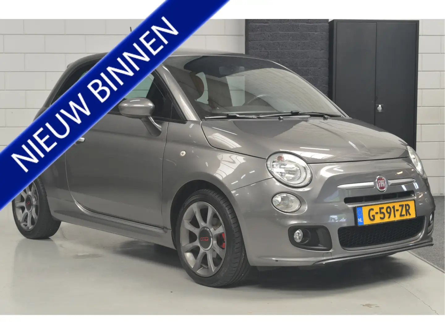 Fiat 500 1.2 500S // AIRCO // BLEU&ME // Gris - 1