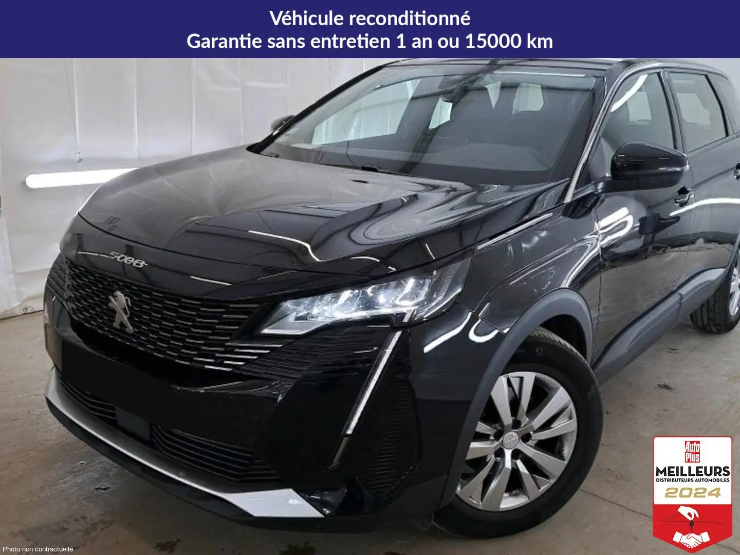Peugeot 5008 PureTech 130 EAT8 Active Pack +GPS Noir - 1