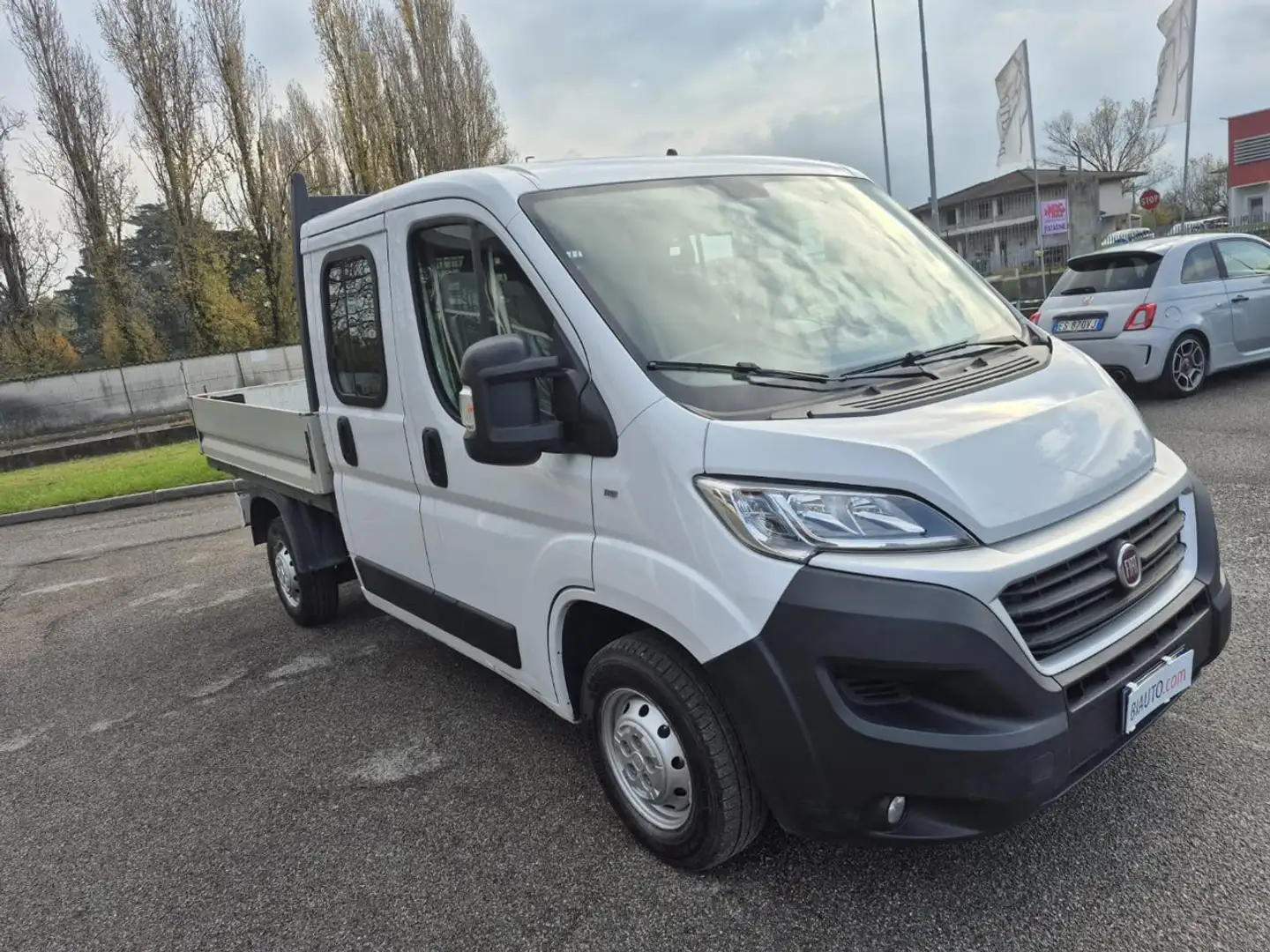 Fiat Ducato MJT PM Cassone 7 posti E6 Blanc - 2