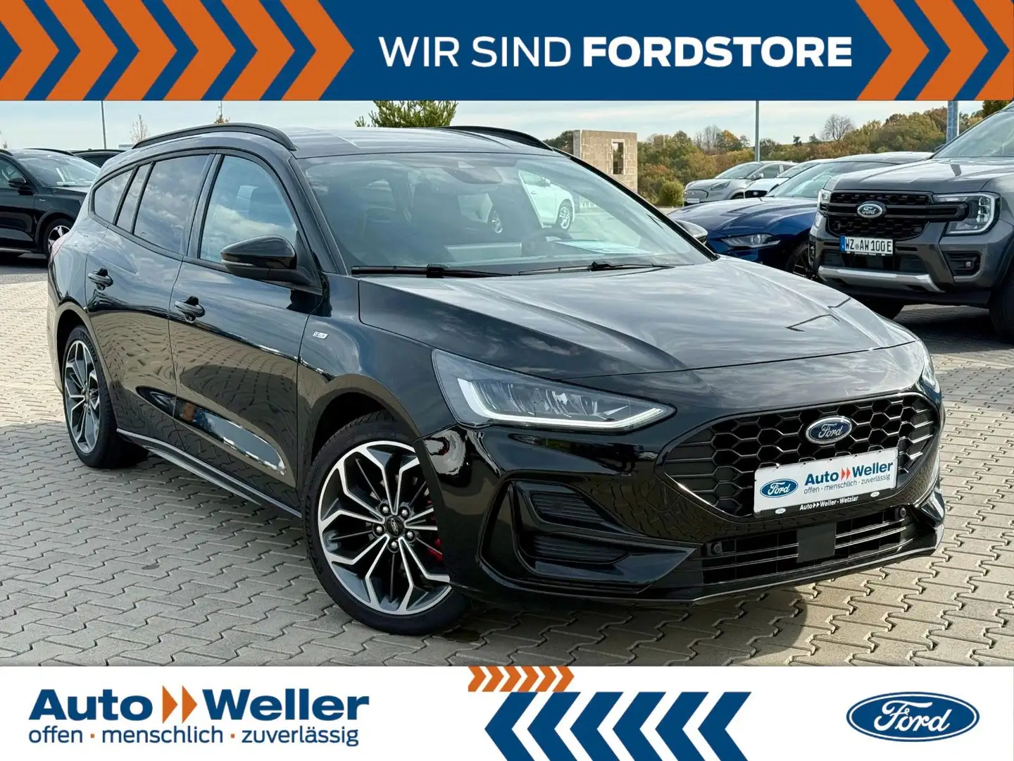 Ford Focus Turnier ST-Line X 1.0 EcoBoost ACC 18-Zoll Schwarz - 1