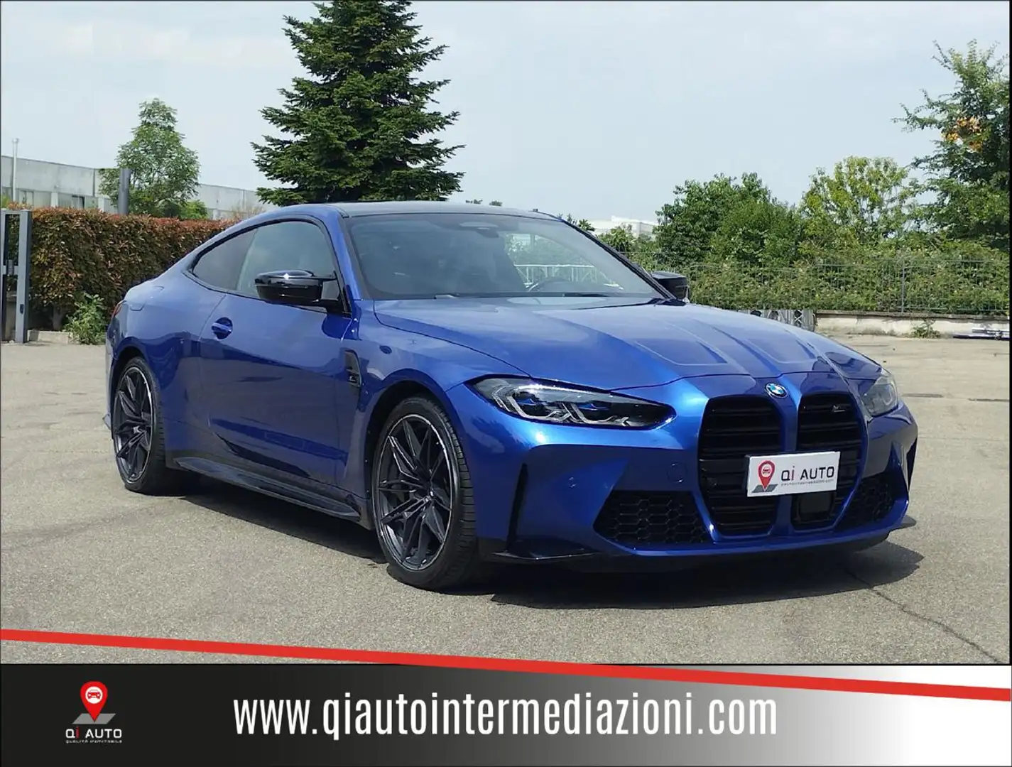 BMW M4 Competition M xDrive Bleu - 1