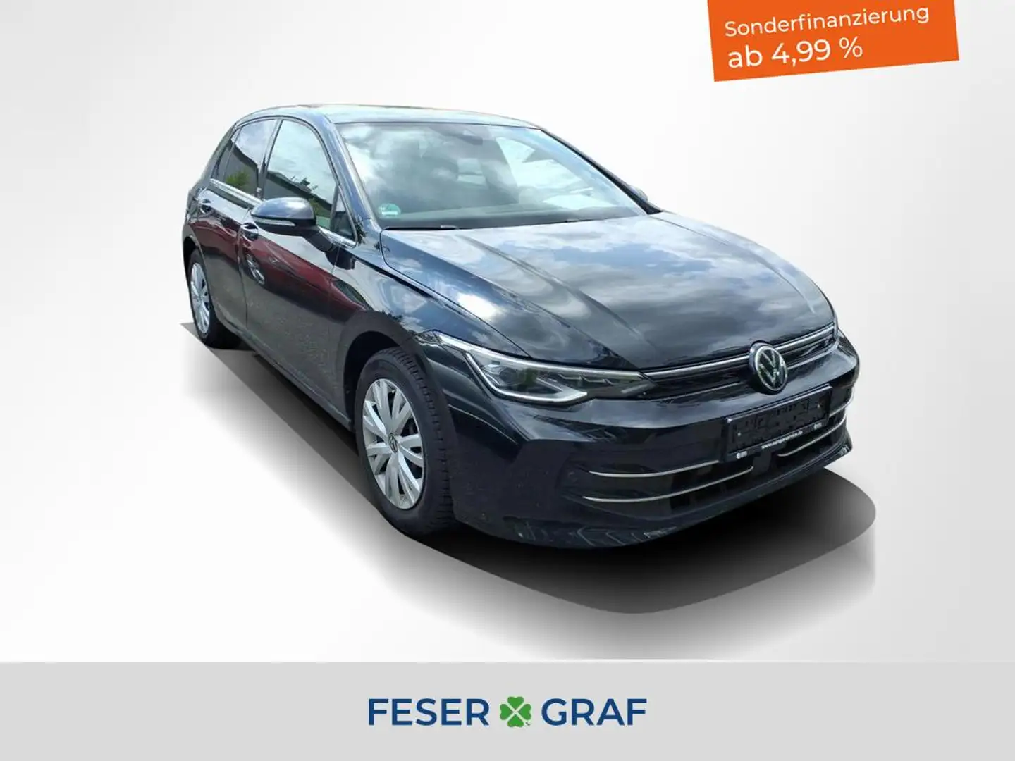 Volkswagen Golf 1.5 TSI Style Edition 50 DSG AHK / Panorama / LED Schwarz - 1