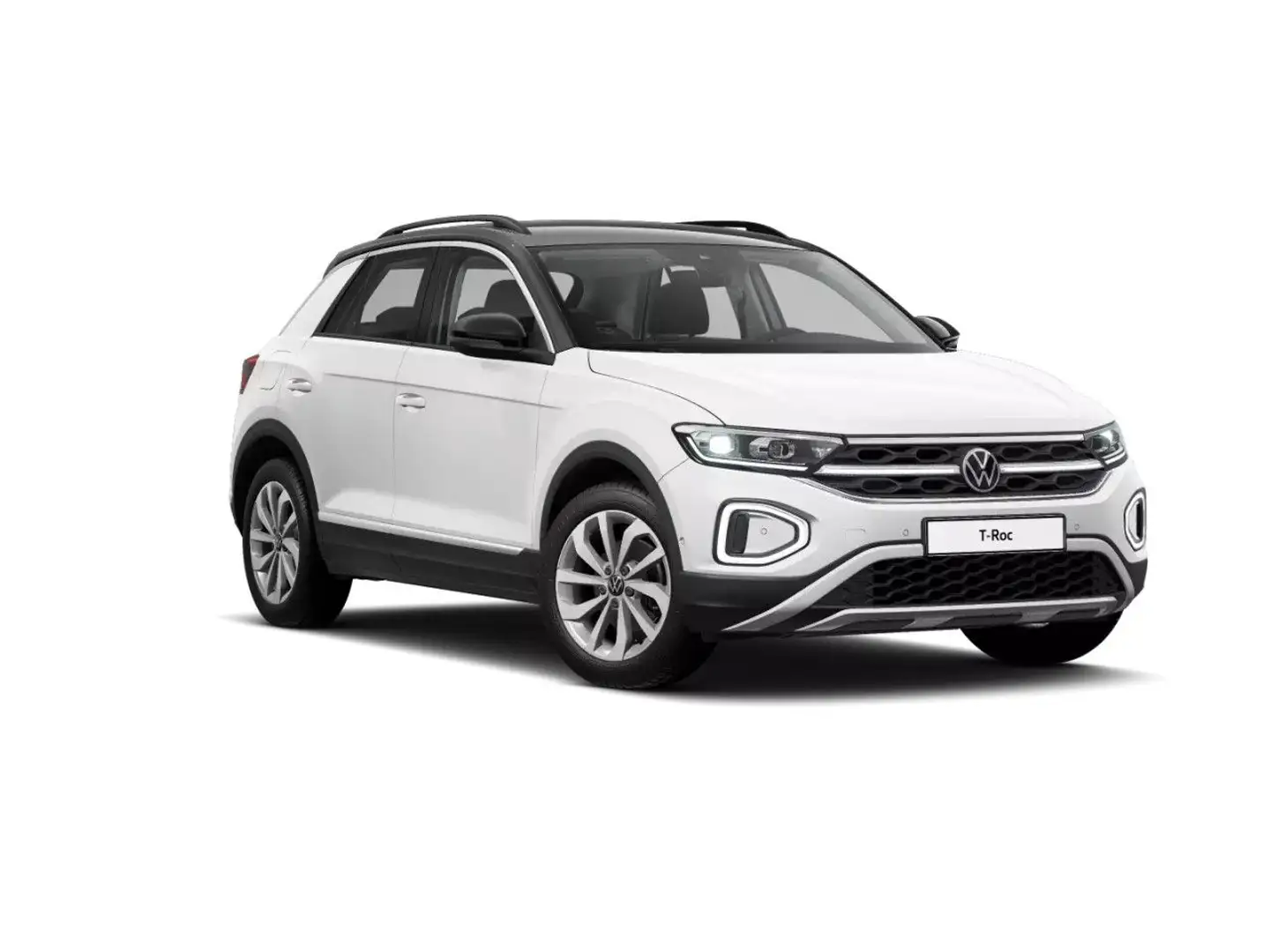 Volkswagen T-Roc STYLE 1.5 TSI IQ-.LIGHT RÜCKFAHRKAMERA ACC Weiß - 1