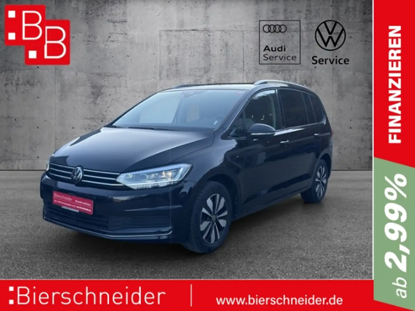 Volkswagen Touran 2.0 TDI DSG Move LED KAMERA AHK NAVI 16 DAB Schwarz - 1
