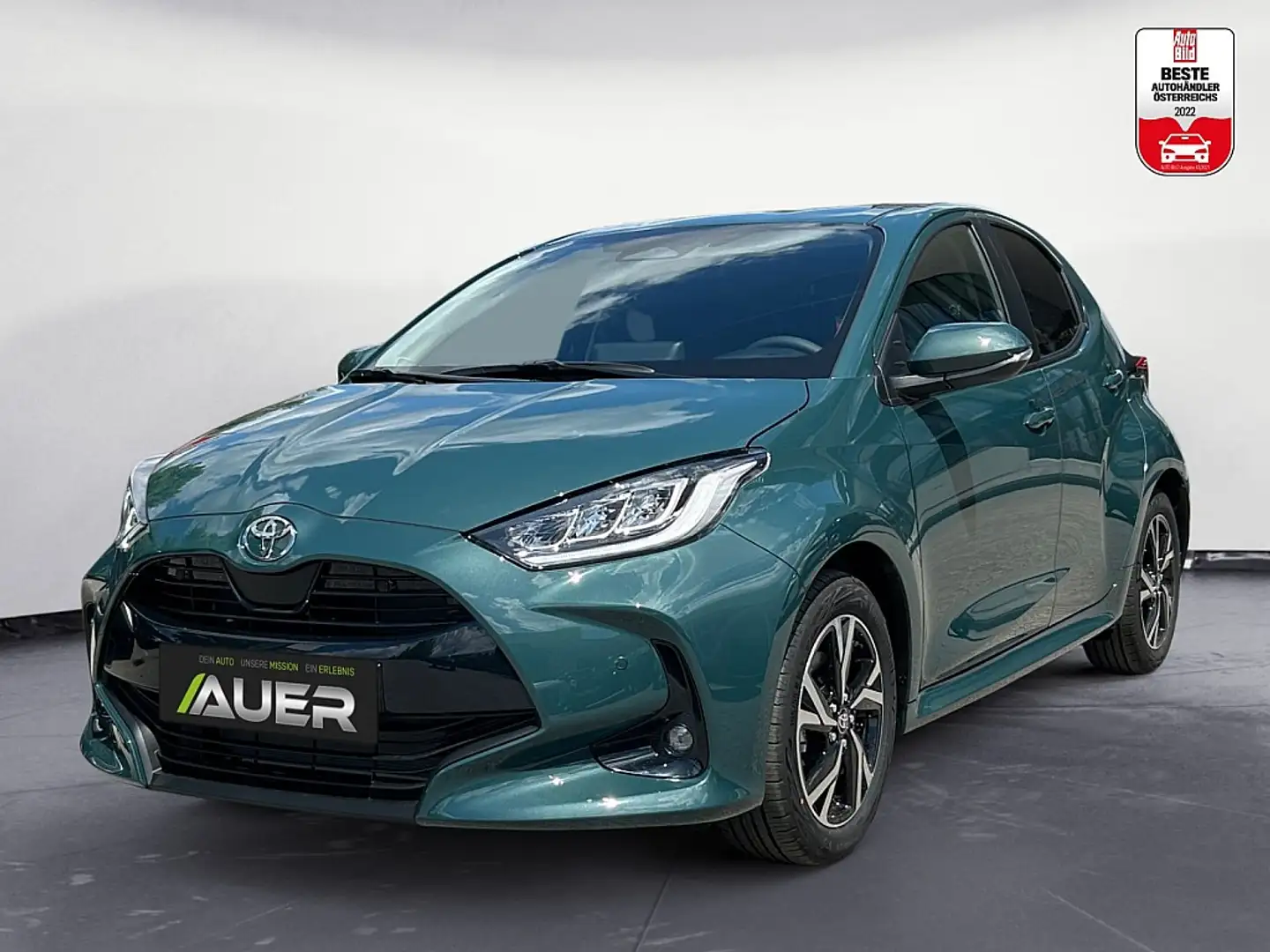 Toyota Yaris 1,5 Hybrid Active Dr. CVT 116PS | ab 23.990,- Grün - 1