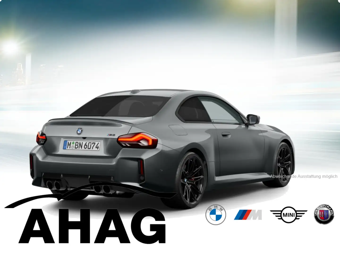 BMW M2 Coupe M Drivers Package Sport Aut. Klimaaut. Grau - 2