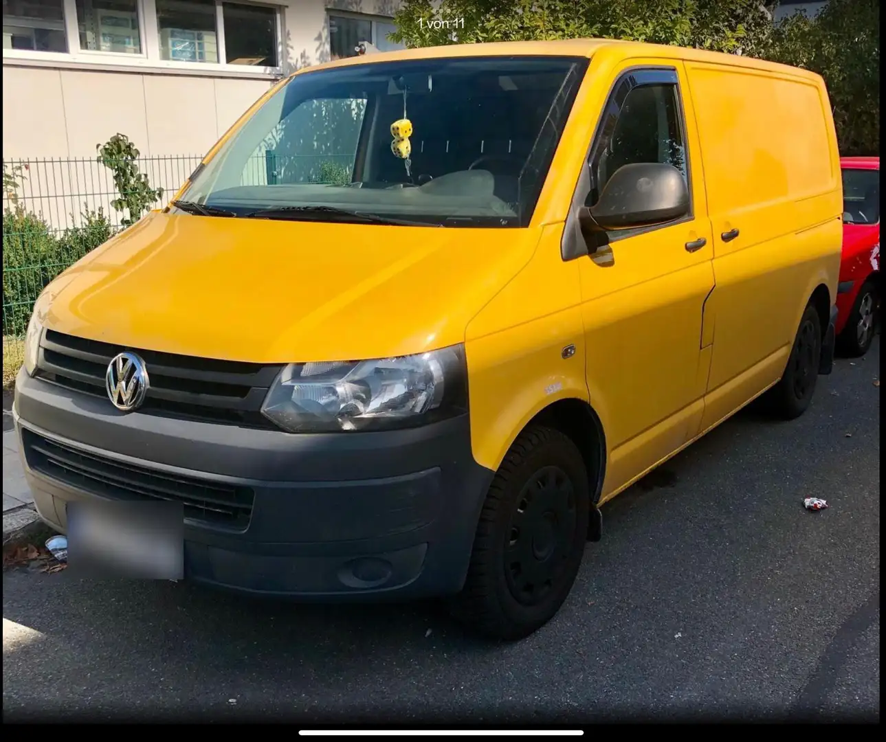Volkswagen T5 Transporter Kasten mit Teilausbau HU 2/2026, Bett und Schrank Amarillo - 1