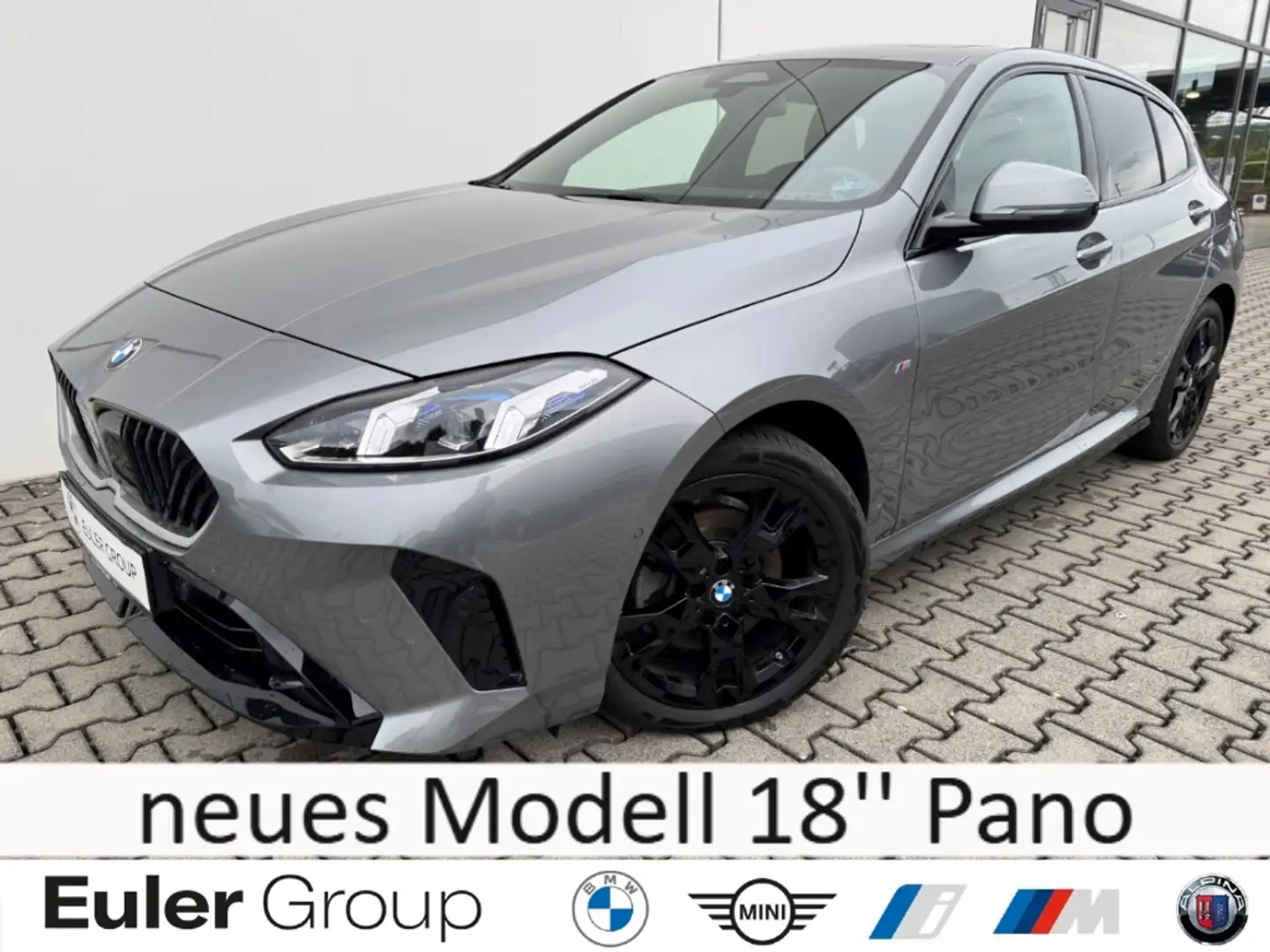 BMW 118 d M-Sport neues Modell 18'' Pano Ad-M-Fahrw AdLED Grau - 1