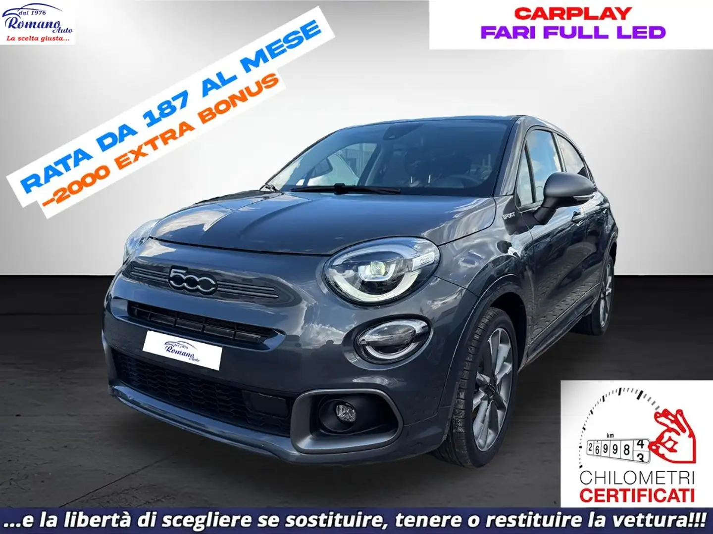 Fiat 500X 1.6 M.Jet 130 CV Sport Grey - 1