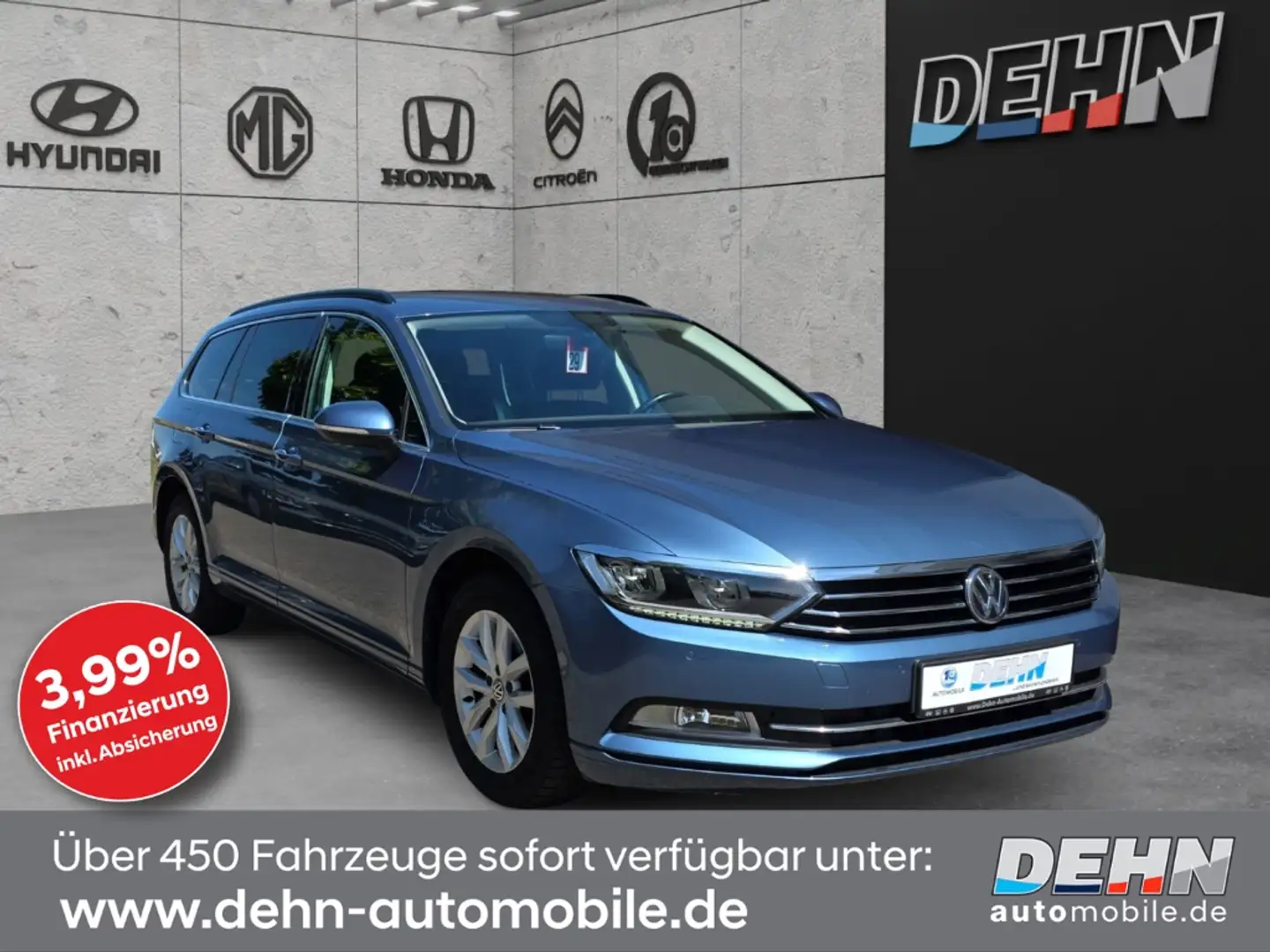 Volkswagen Passat Variant 1.4 TSI Comfortline LED Navi Ergo Kame Blauw - 1