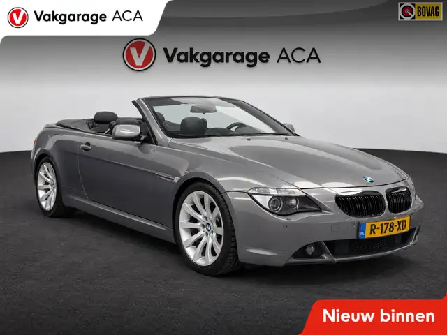BMW 650 6-serie Cabrio 650i // LEDER // CLIMA // STOELVERW