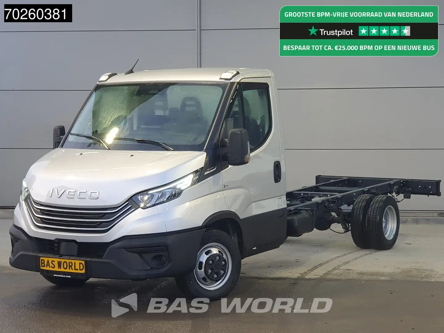 Iveco Daily 35C21 Automaat 410wb Dubbellucht 2025model Chassis Argintiu - 1