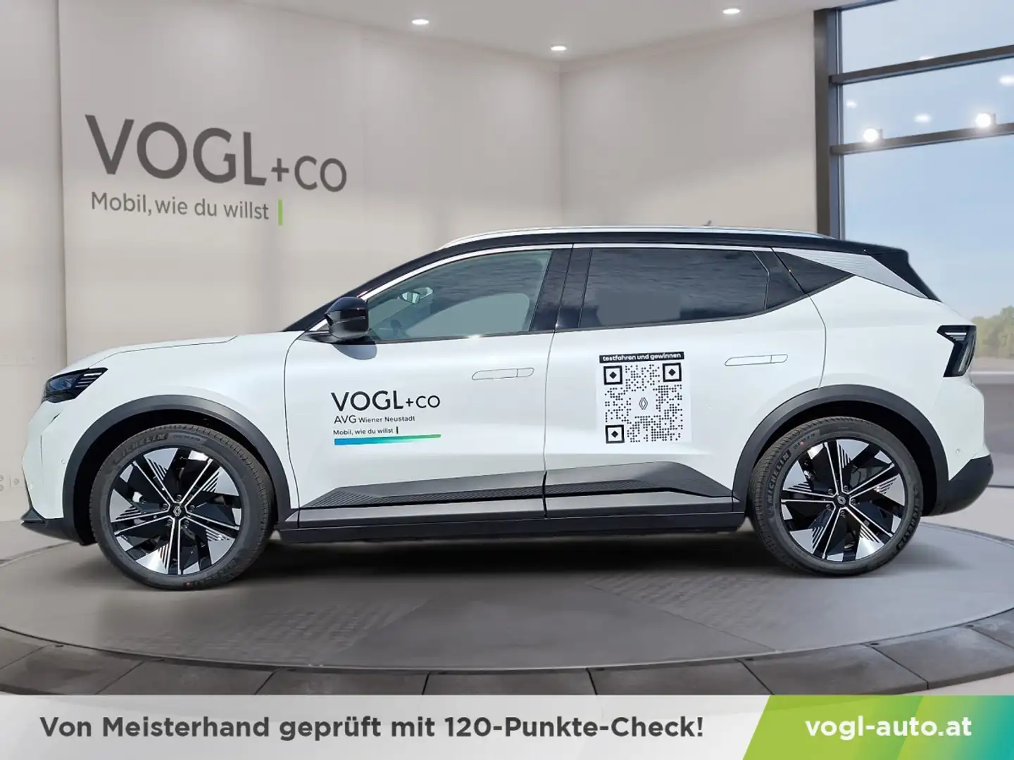 Renault Scenic E-TECH Electric Techno 220PS long r Weiß - 2