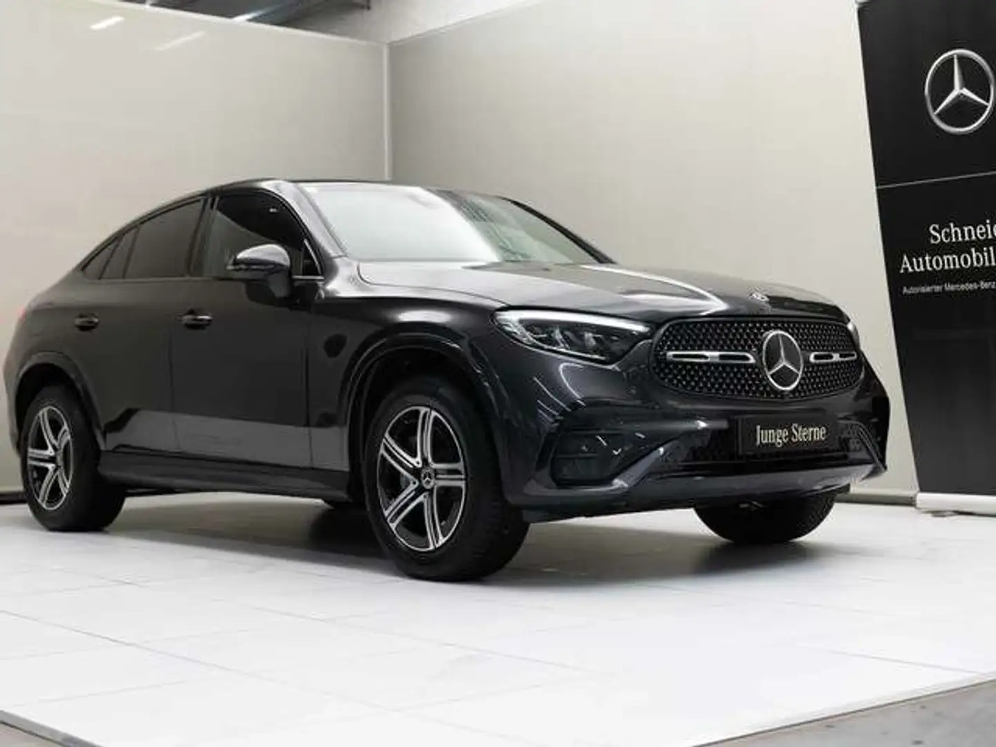 Mercedes-Benz GLC 300 d e 4MATIC Coupé SpurW LM S-Sitz ACC Navi Grau - 2