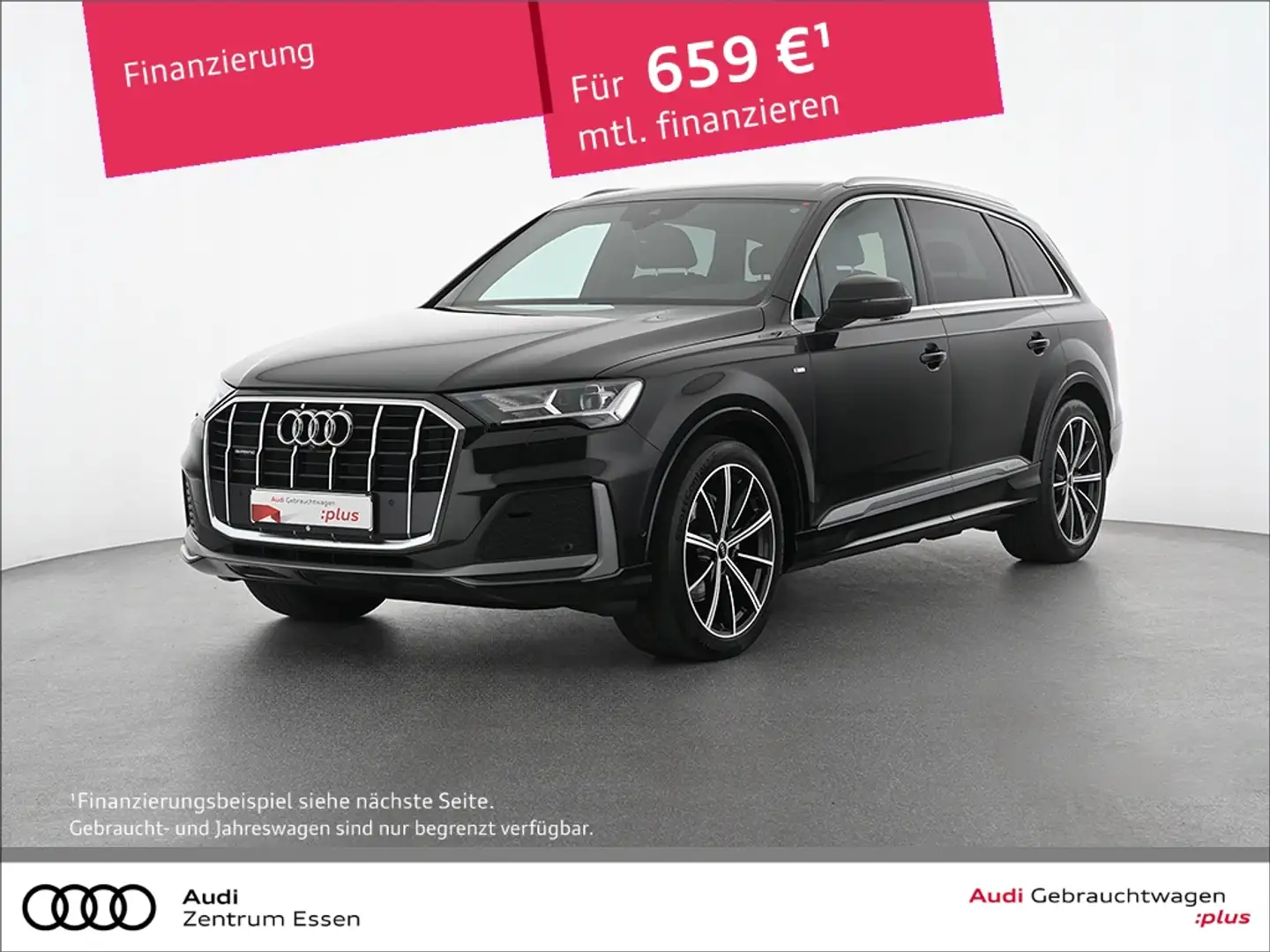 Audi Q7 50 TDI quattro S-LINE TIPTRONIC LED NAV SHZ   RÜFA Schwarz - 1