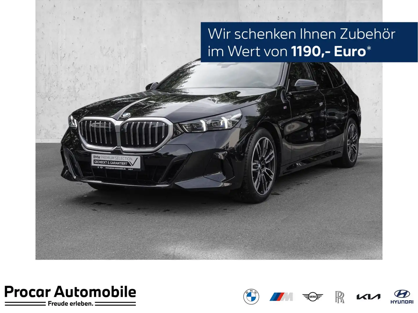 BMW 520 d M-Sport, LHZ, Pano,SHZ, Memory,DA+PA,-Prof, LC+C Noir - 1