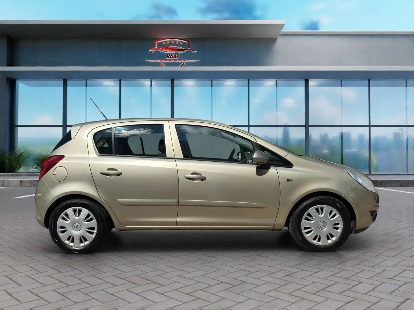 Opel Corsa D (Tüv und Service Neu) Halbautomatik Gold - 2