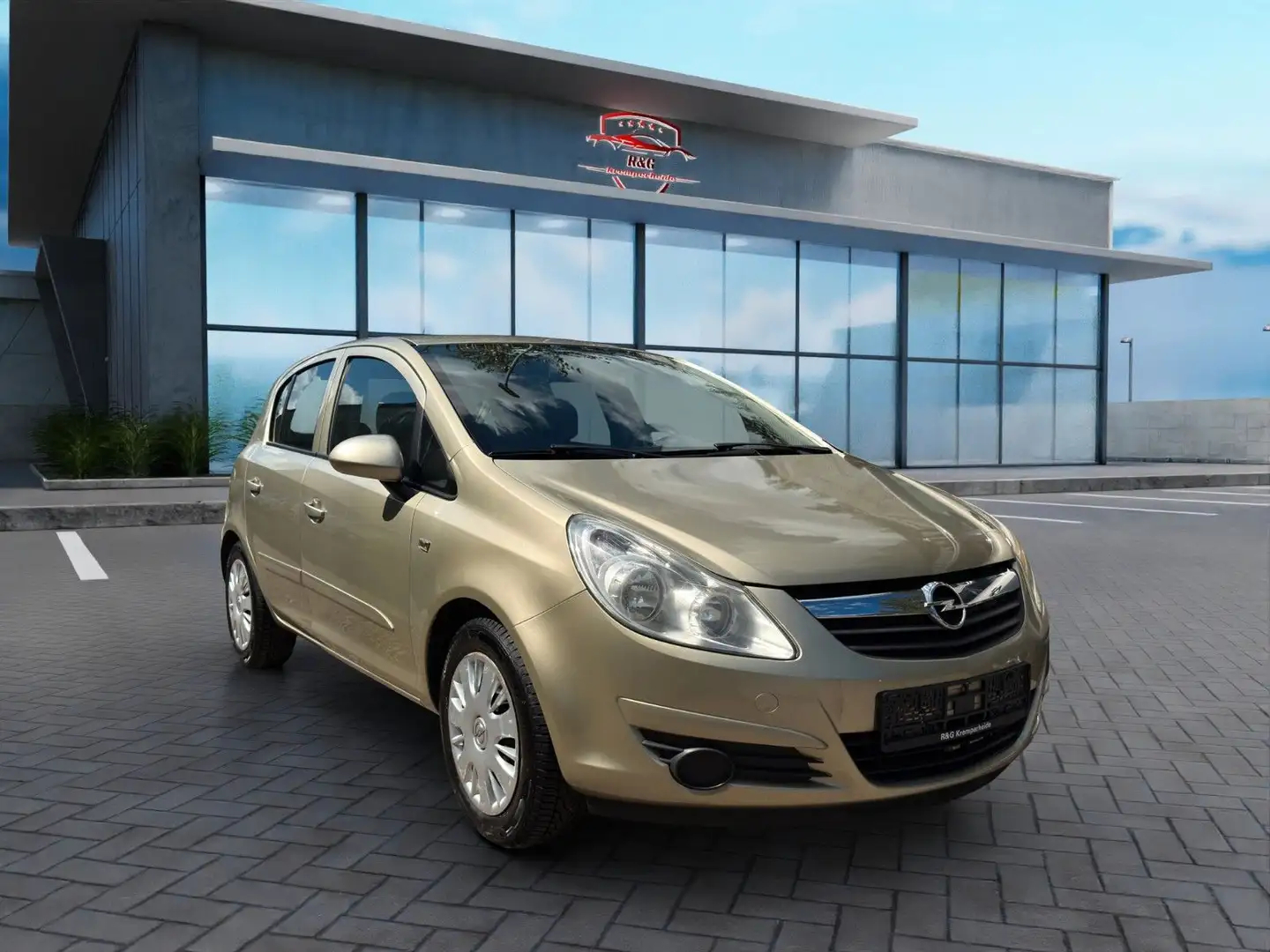 Opel Corsa D (Tüv und Service Neu) Halbautomatik Gold - 1