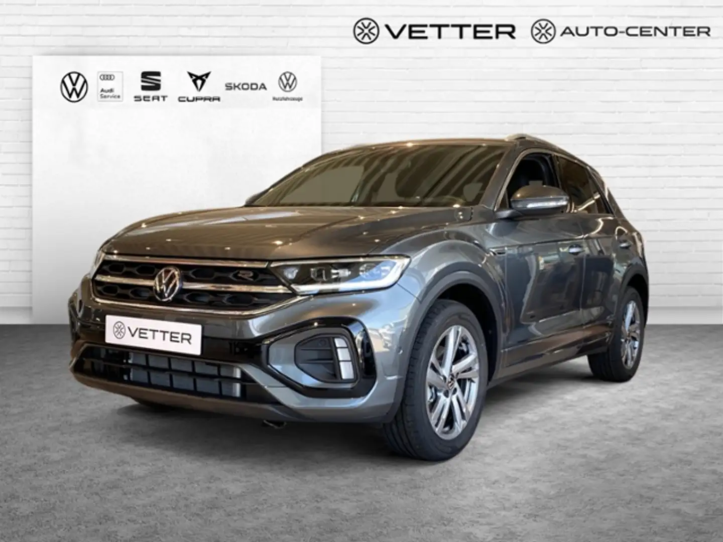 Volkswagen T-Roc R-Line 1.5 l TSI OPF 110 kW (150 PS) 7-Gang-Doppe Grijs - 1