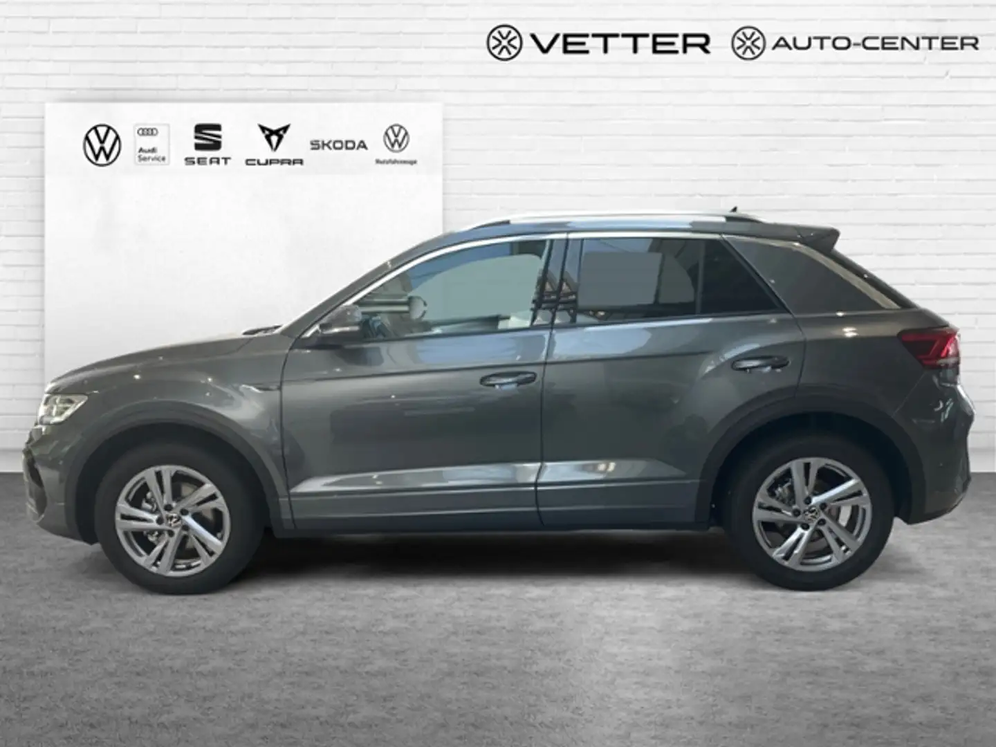 Volkswagen T-Roc R-Line 1.5 l TSI OPF 110 kW (150 PS) 7-Gang-Doppe Grijs - 2