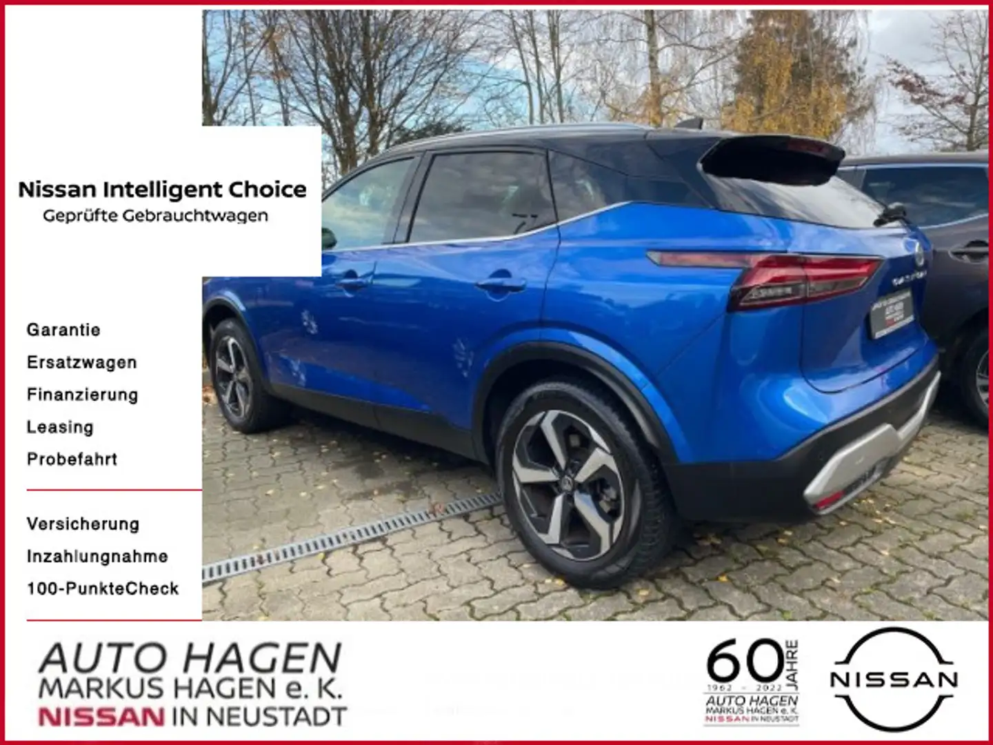 Nissan Qashqai 1.3 DIG-T MHEV Premiere Edition 18" ALU Blau - 1