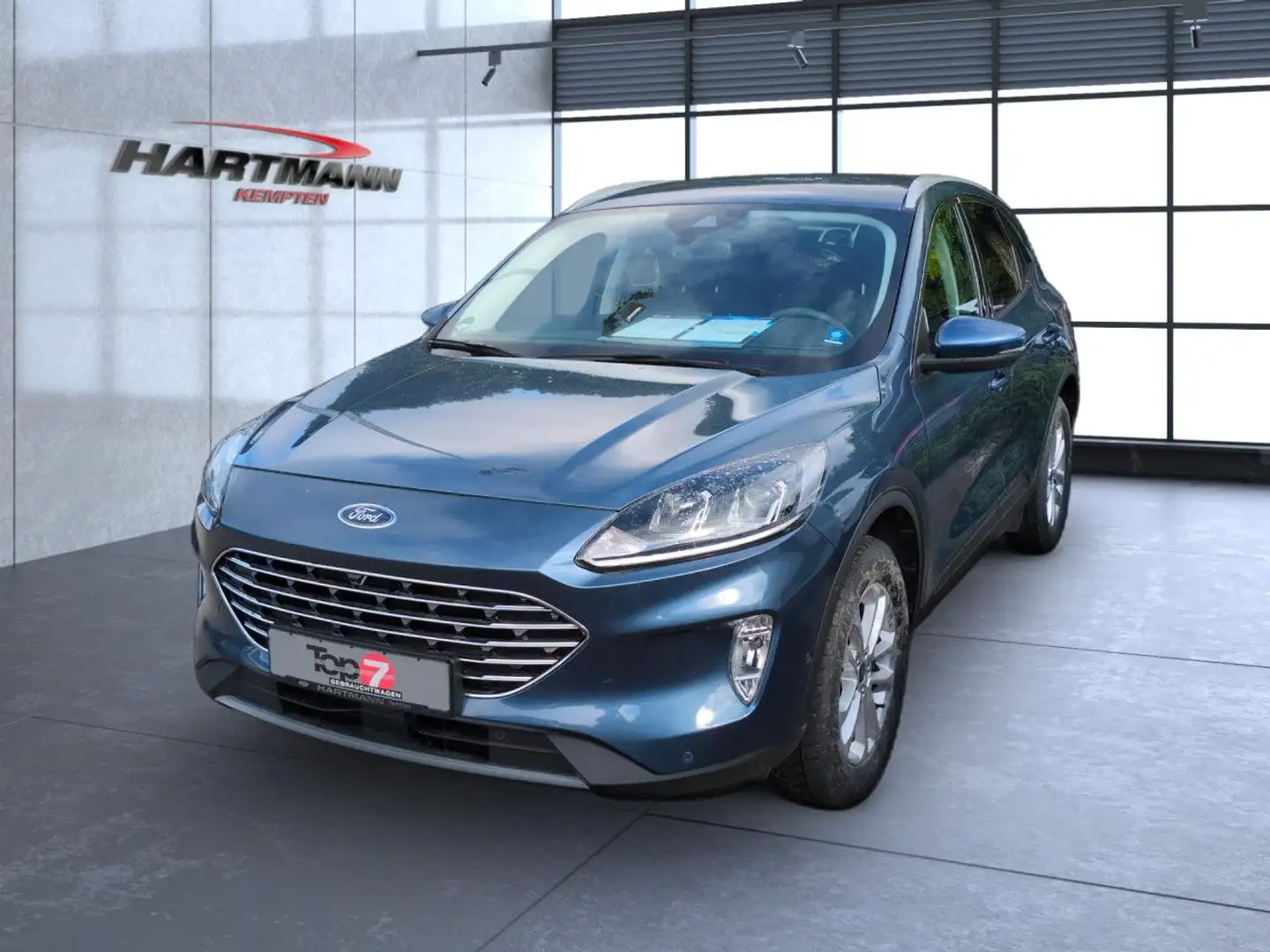 Ford Kuga Hybrid Titanium Bluetooth Navi Klima Azul - 2