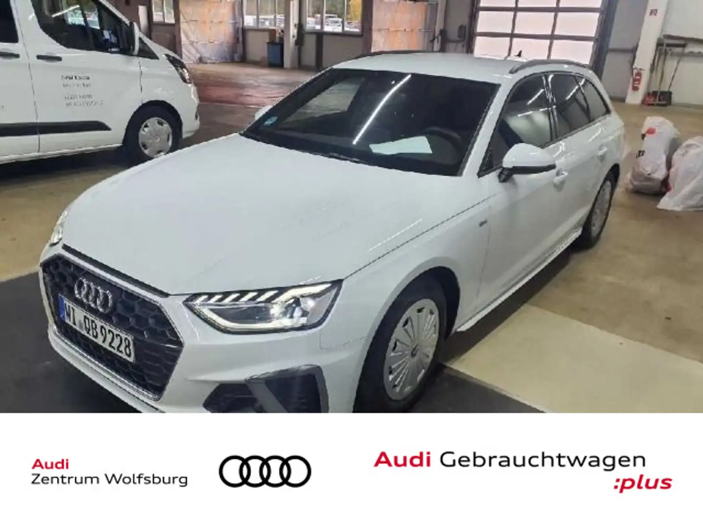 Audi A4 35TFSI S tronic S-LINE AHK/TOUR/NAVI/LE Weiß - 1