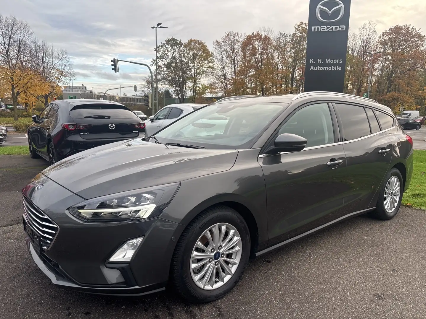 Ford Focus 1.0 EcoBoost Hybrid Titanium S/S (EURo 6d) Brun - 1