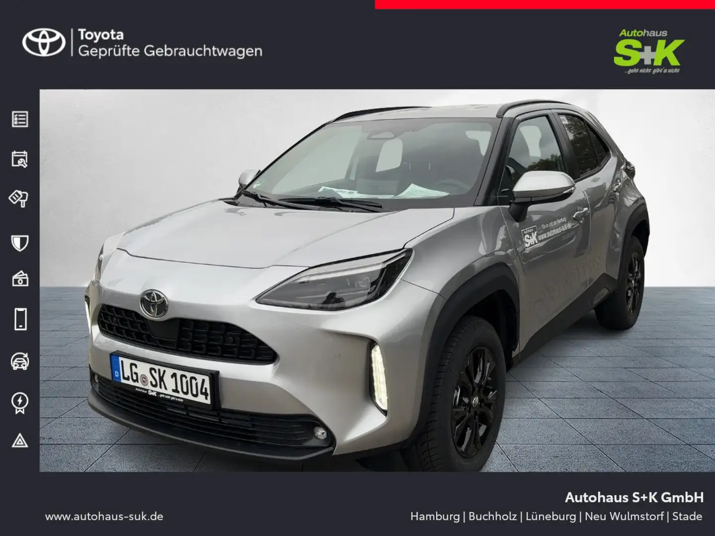 Toyota Yaris Cross 1,5 Hybrid Teamplayer*Navi*R-Kamera*PDC Vo+Hi* Silber - 1