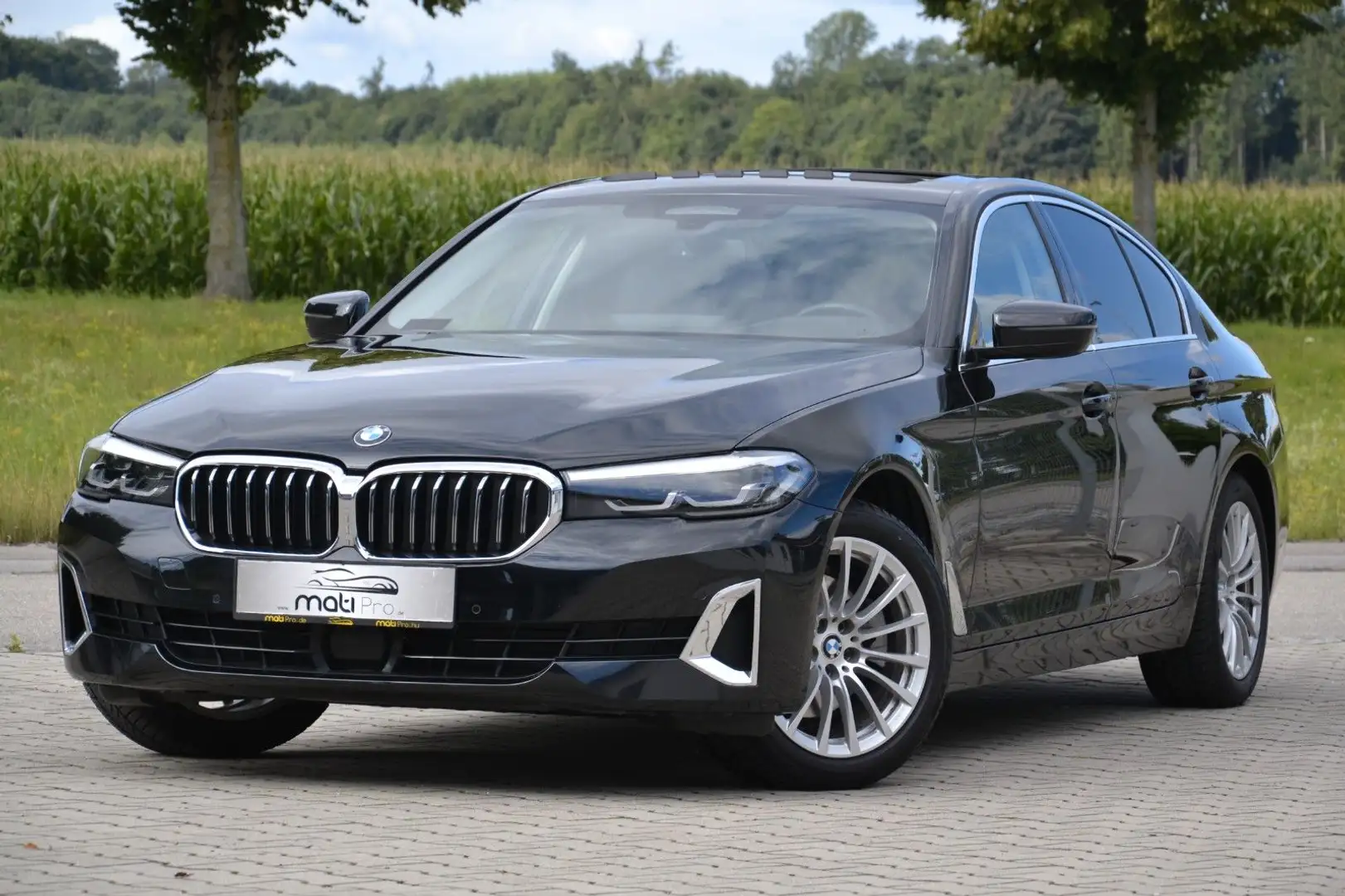 BMW 520 d Lim. xD Luxury Line*HUD*PANO*VIRTUAL*MEMO* Negro - 1