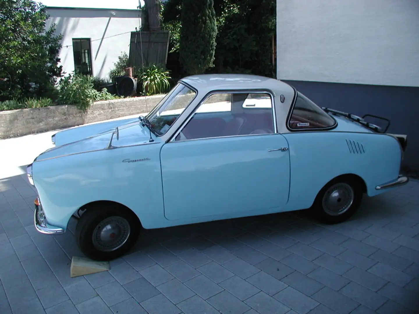 Oldtimer Glas GOGGOMOBIL Coupe TS 250 Blau - 2