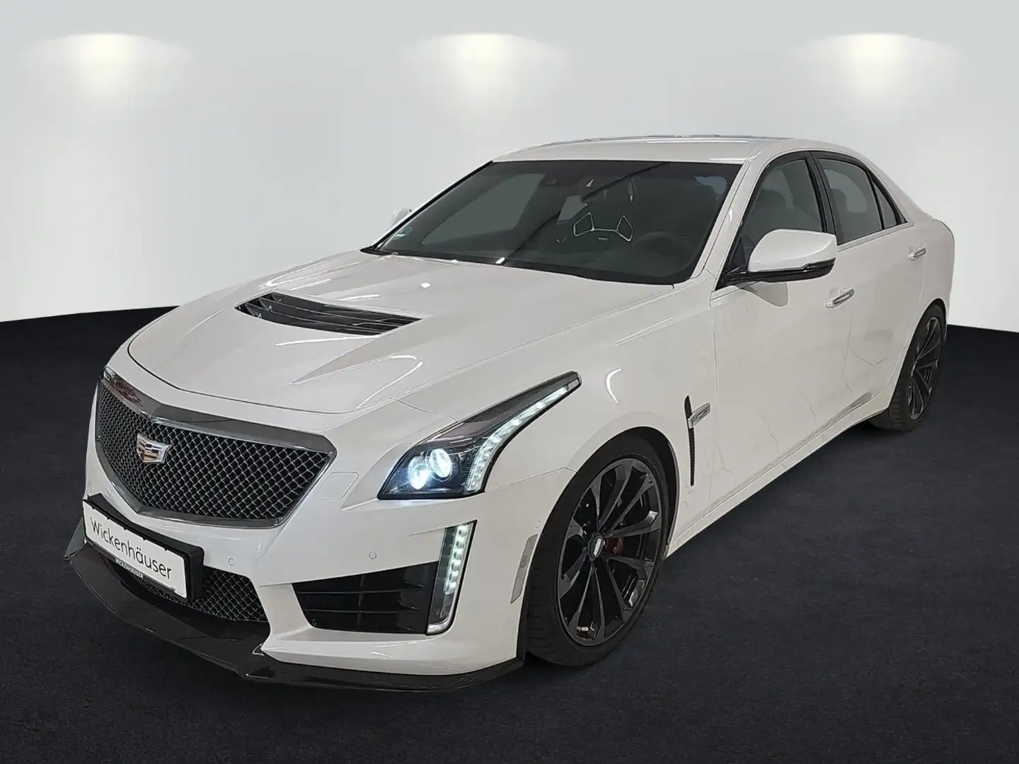 Cadillac CTS 6.2 V8 -V -V HUD 4xSHZ Leder SpurW Carbon Blanc - 2