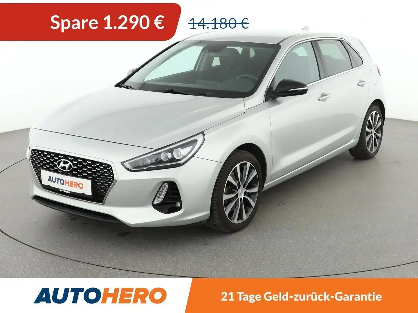 Hyundai i30 1.4 TGDI Intro*LED*TEMPO*CAM*PDC*SHZ*KLIMA* Silver - 1