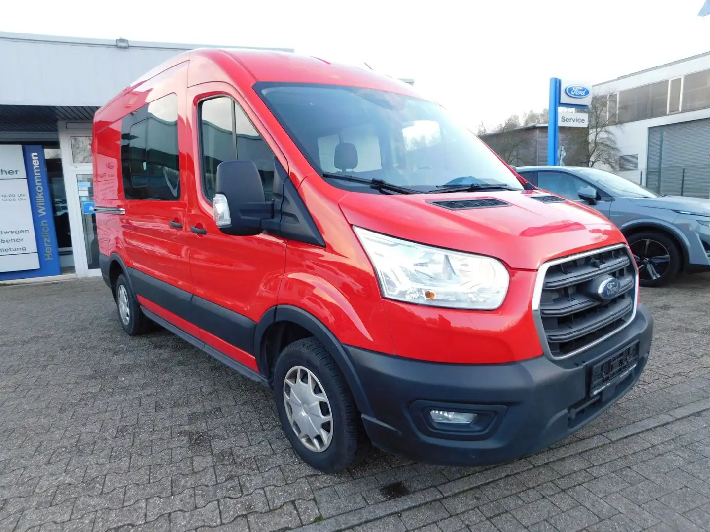 Ford Transit Kasten DoKa 310 L2 Trend Doppelkabine Rot - 1