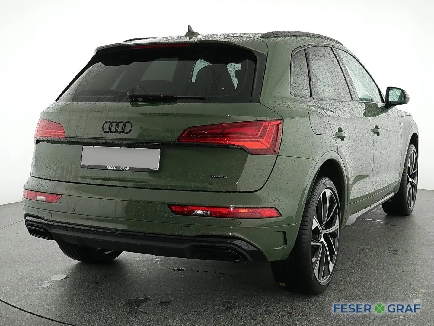 Audi Q5 55 TFSI e S line Int Matrix,Leder,Navi,Kamera Grün - 2