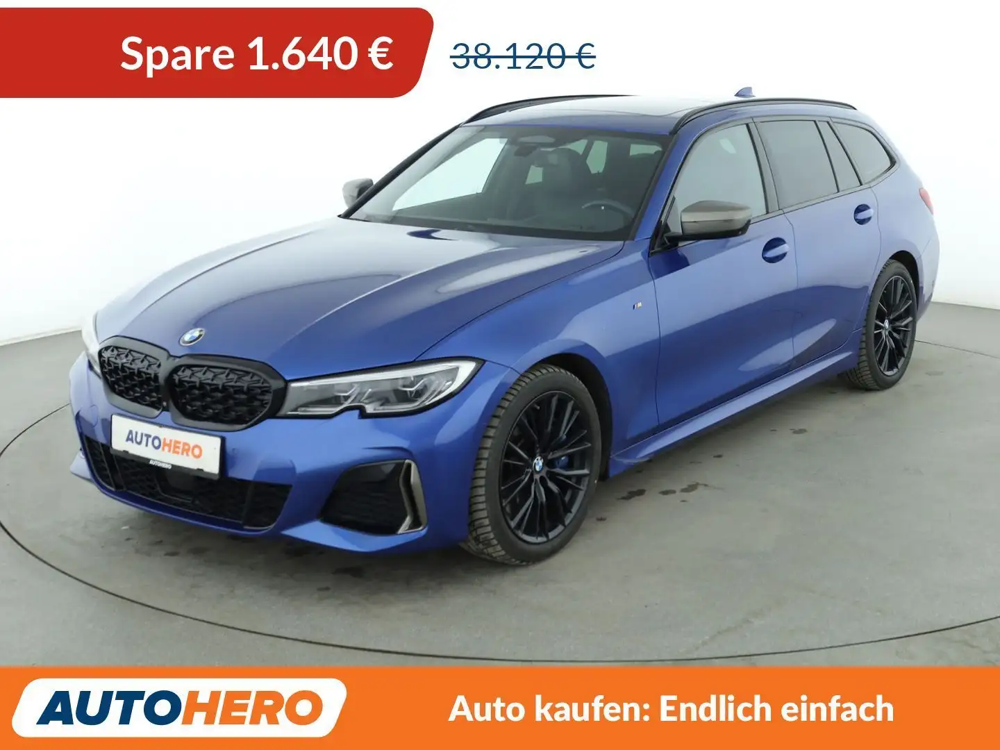 BMW 340 M340d xDrive M430d xDrive Aut.*NAVI*LED*CAM*SHZ*LH Bleu - 1