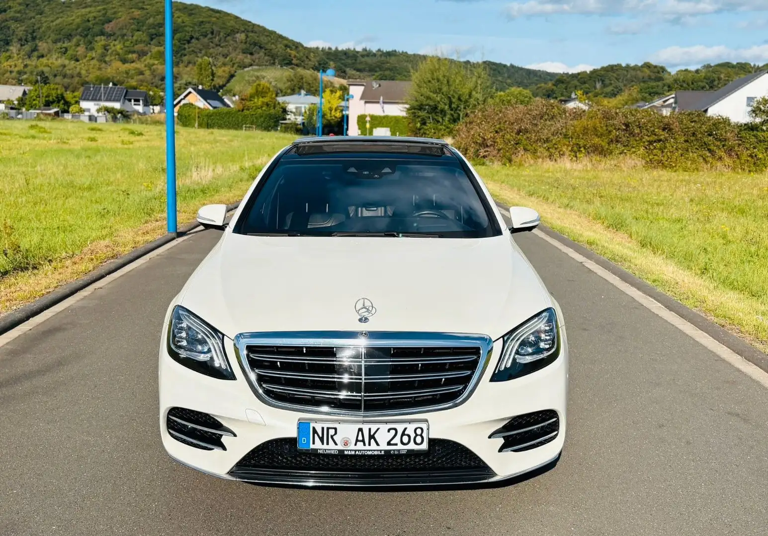 Mercedes-Benz S 400 S400d AMG-Line Lang 4Matic*Chauffeur-Paket*Pano* Blanc - 2