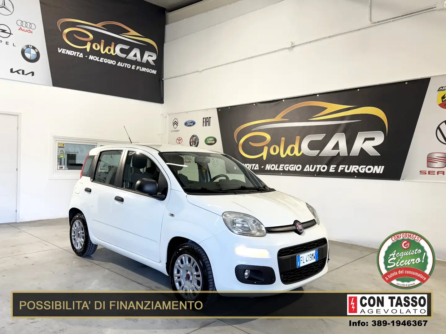 Fiat Panda Panda 1.3 mjt 16v Lounge s Bianco - 1